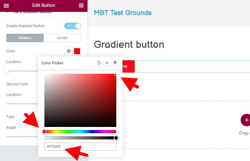 Adjust The Slider And Color Picker Or Simply Paste A New Hex Code Into The Box To Change The Color